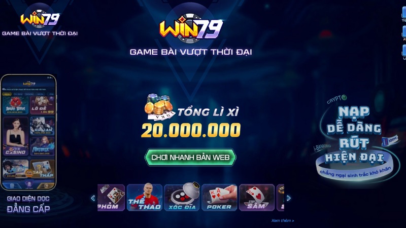 Đôi nét về cổng game Win79