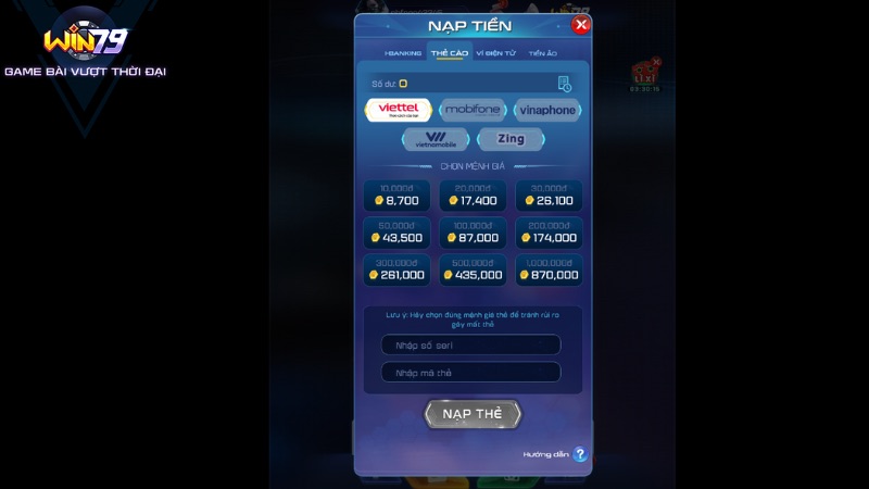 Nạp Tiền Win79 - Hướng Dẫn Giao Dịch Nhanh Chóng  Hướng dẫn các bước chi tiết nạp tiền Win79 qua các phương thức